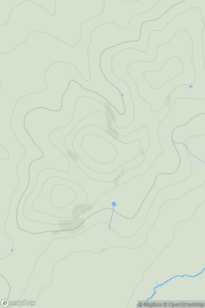 Thumbnail image for Tower Hill [South East England] [TQ171485] showing contour plot for surrounding peak